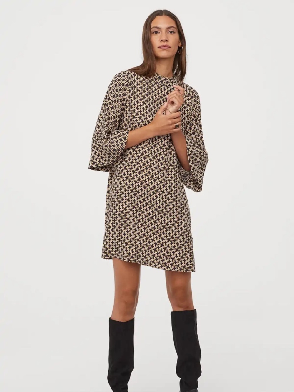 H&M x Richard Allan Geometric Chain Link Dress 4